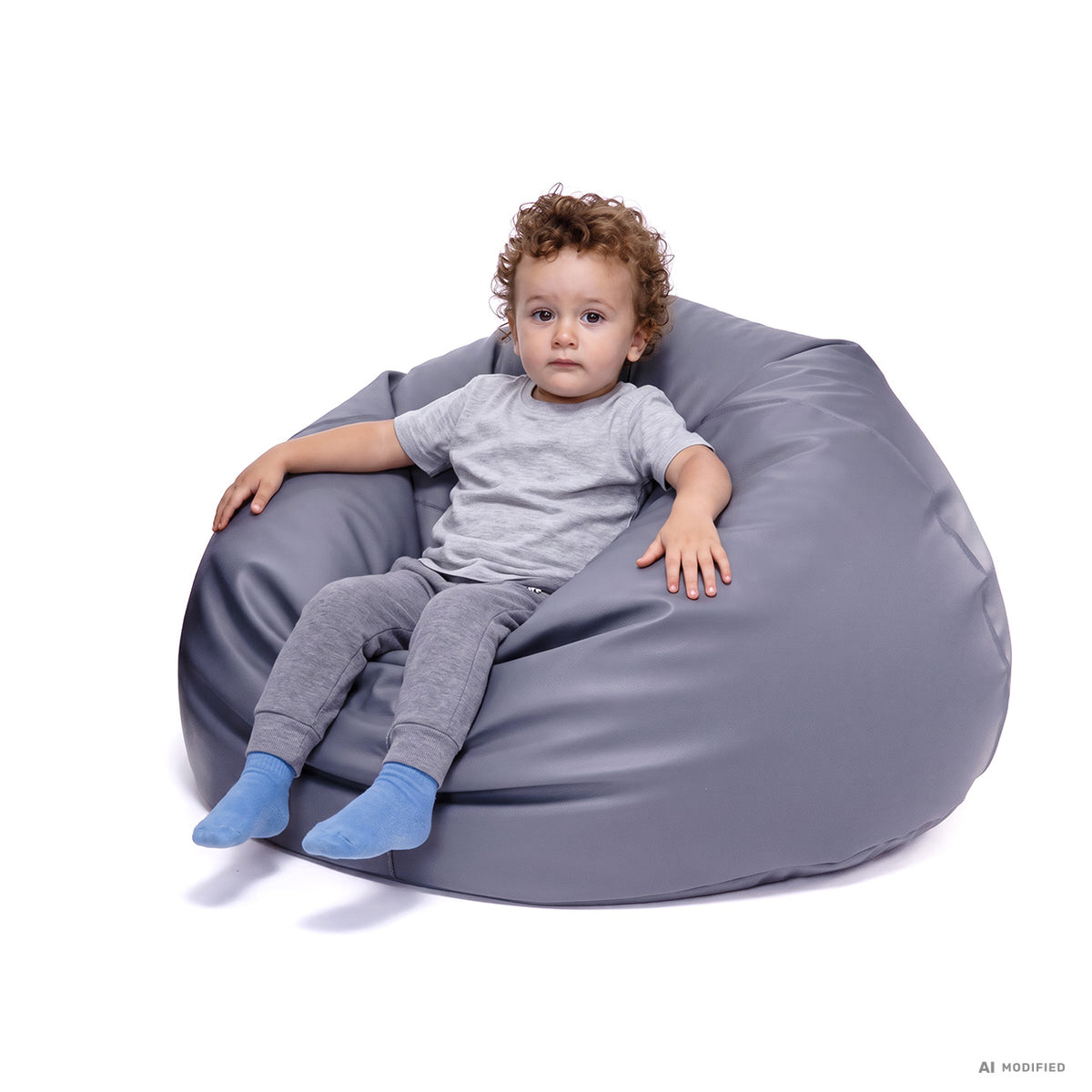 Pouf Sacco M in Ecopelle