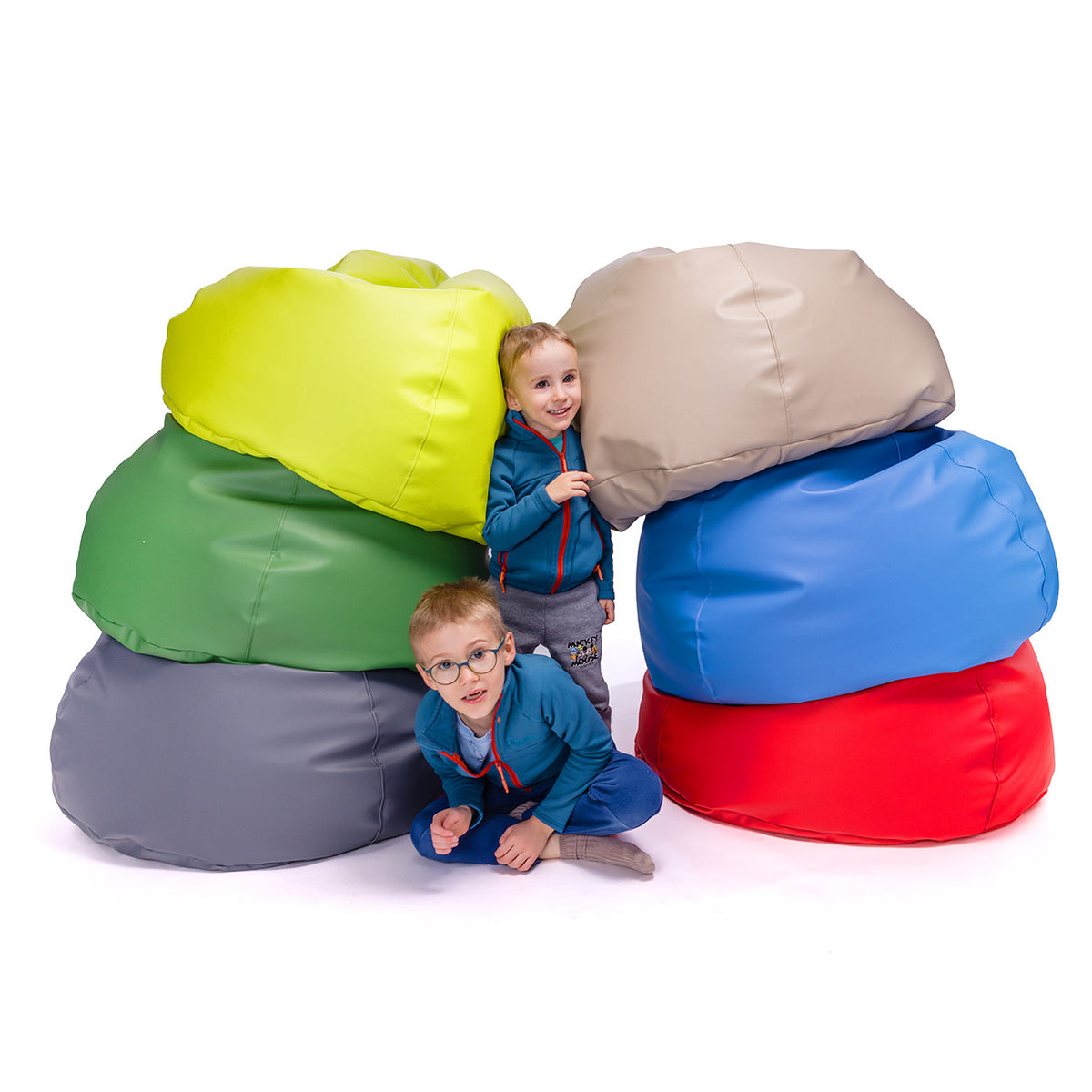 Pouf Sacco M in Ecopelle