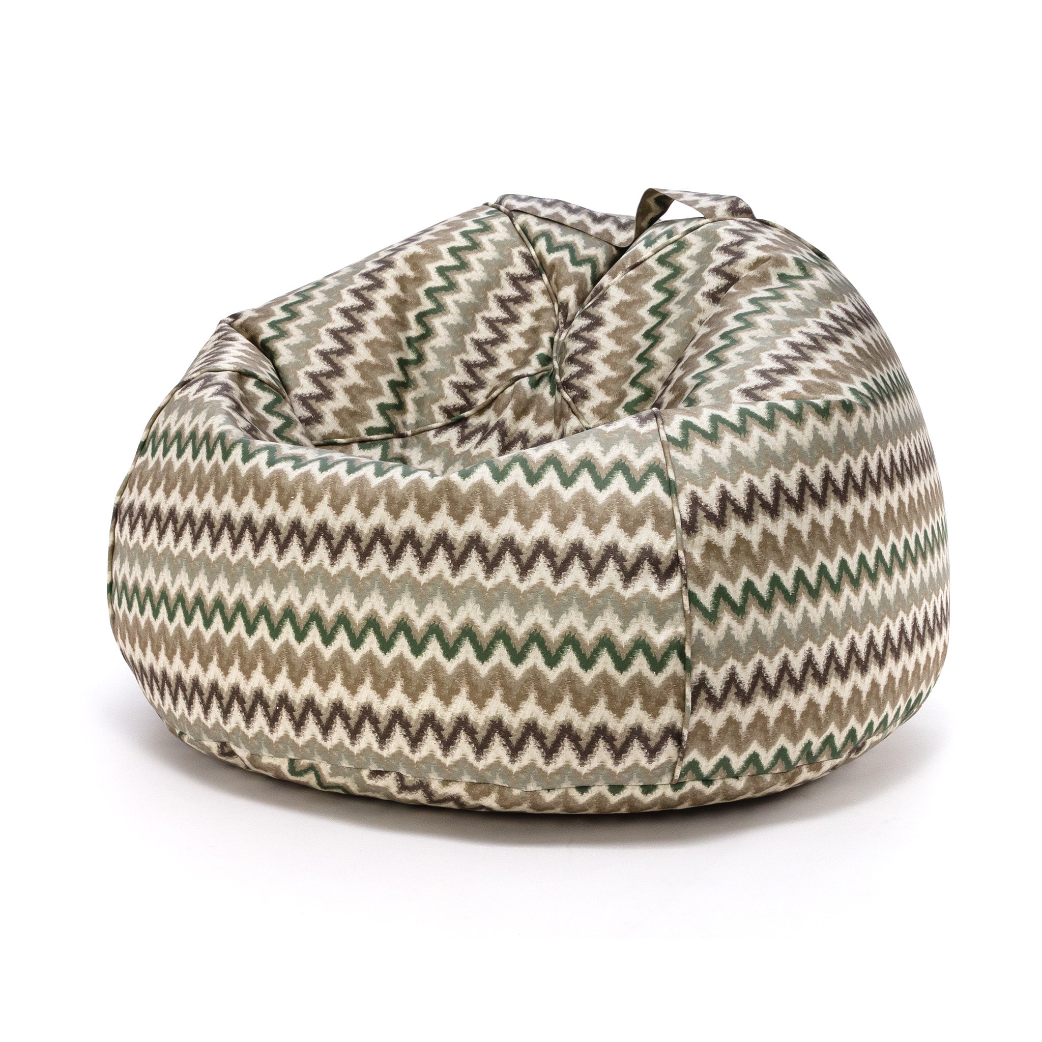 Pouf Sacco M Modern Outdoor Zigzag