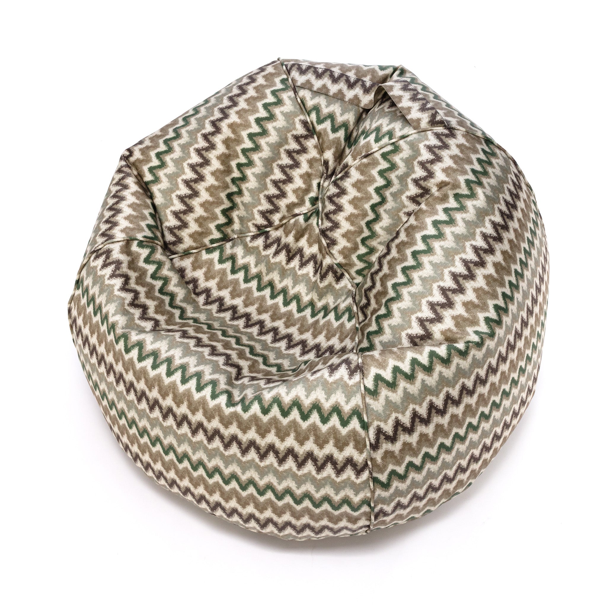 Pouf Sacco M Modern Outdoor Zigzag