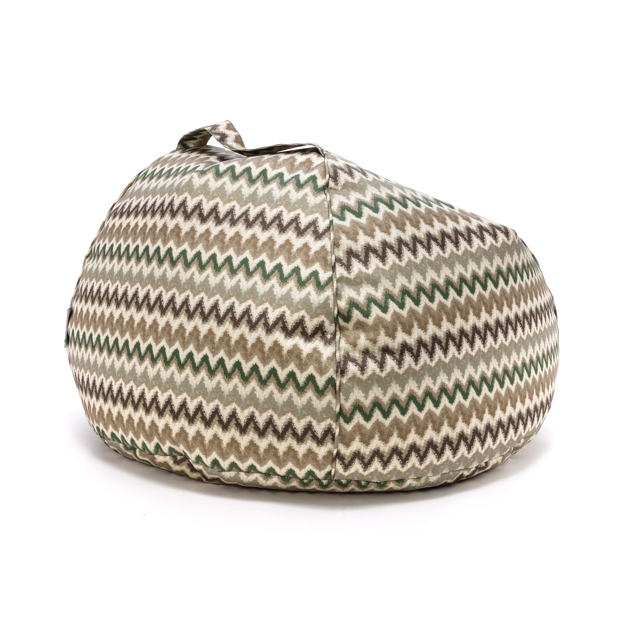 Pouf Sacco M Modern Outdoor Zigzag