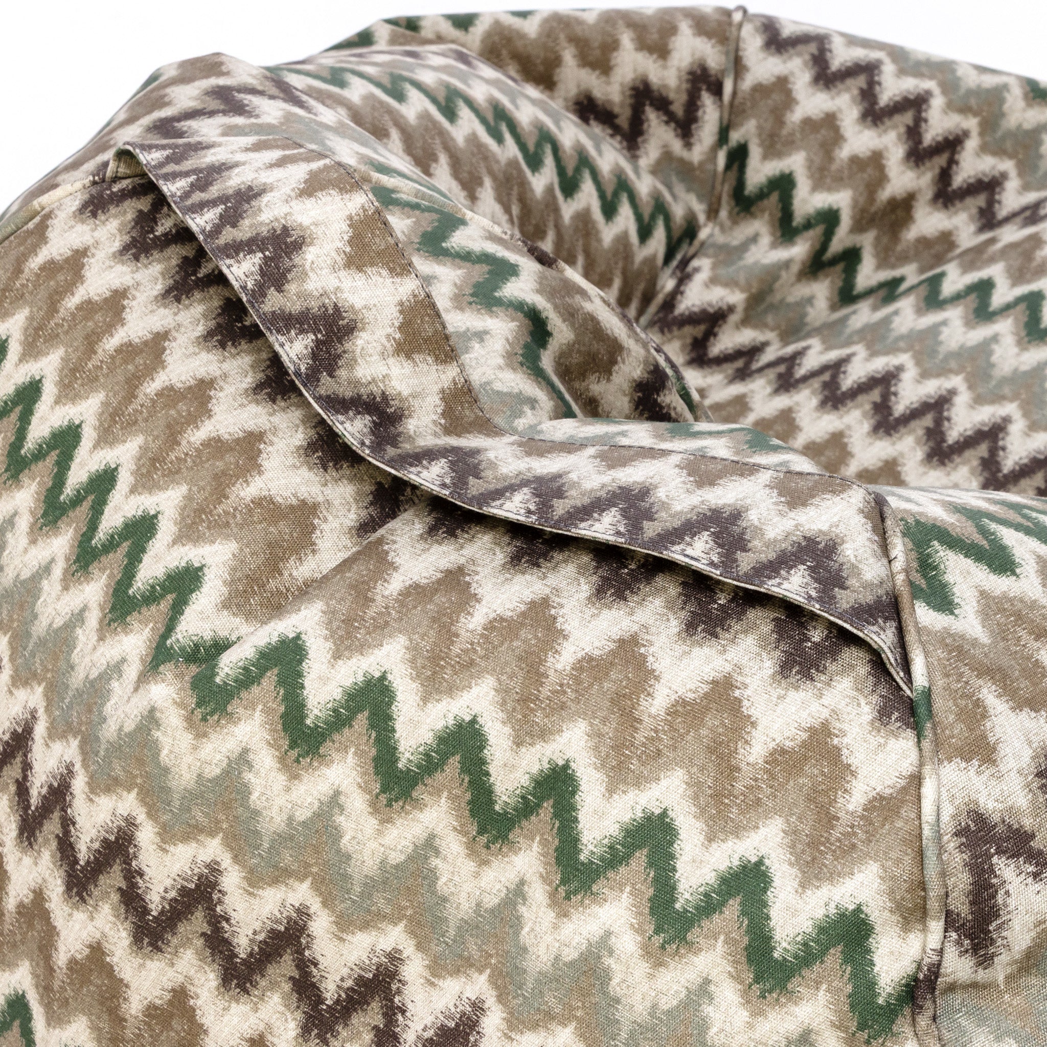 Pouf Sacco M Modern Outdoor Zigzag