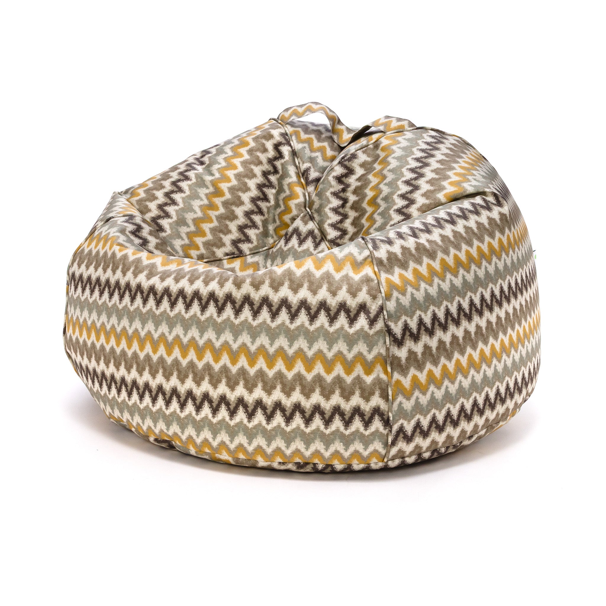 Pouf Sacco M Modern Outdoor Zigzag