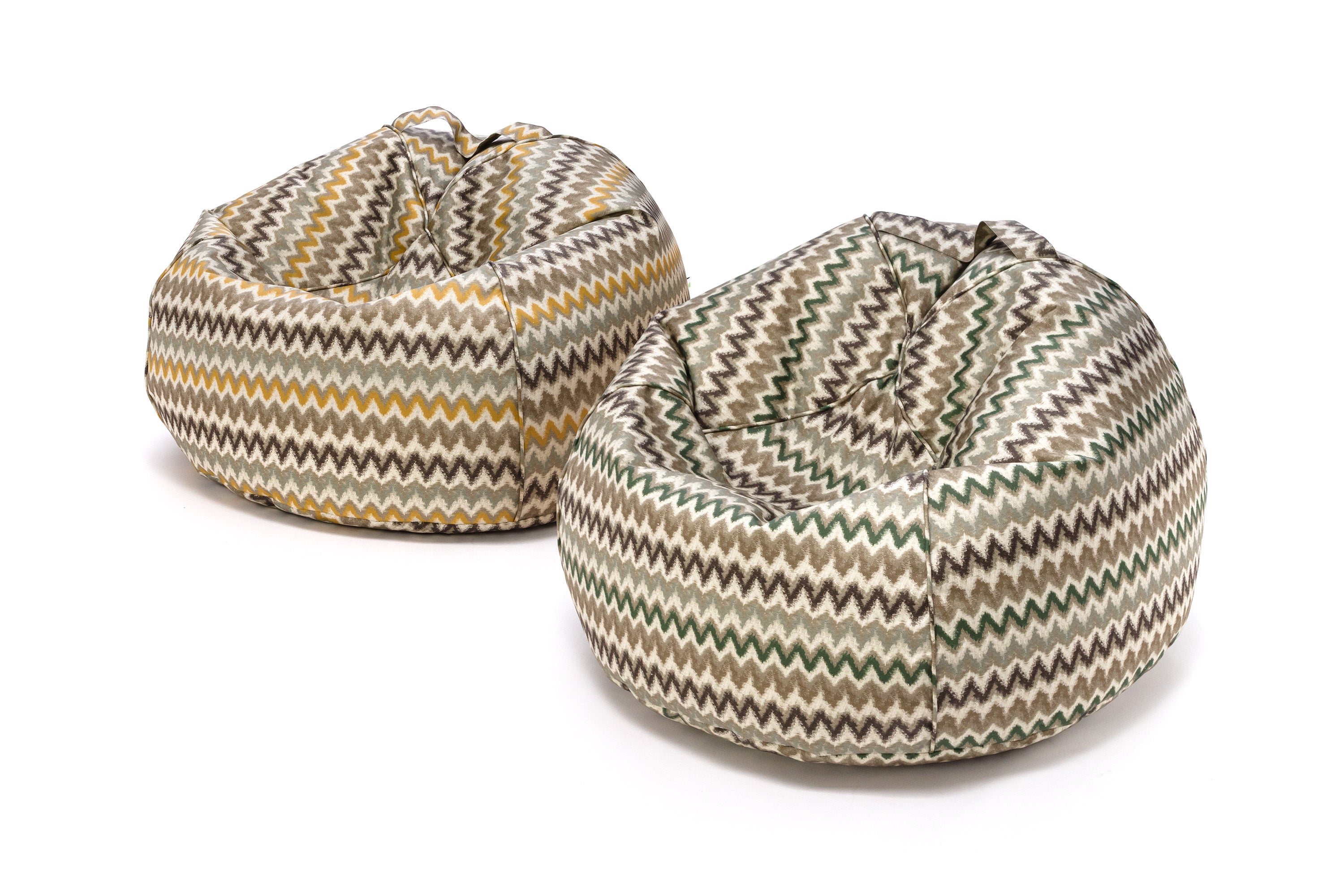 Pouf Sacco M Modern Outdoor Zigzag