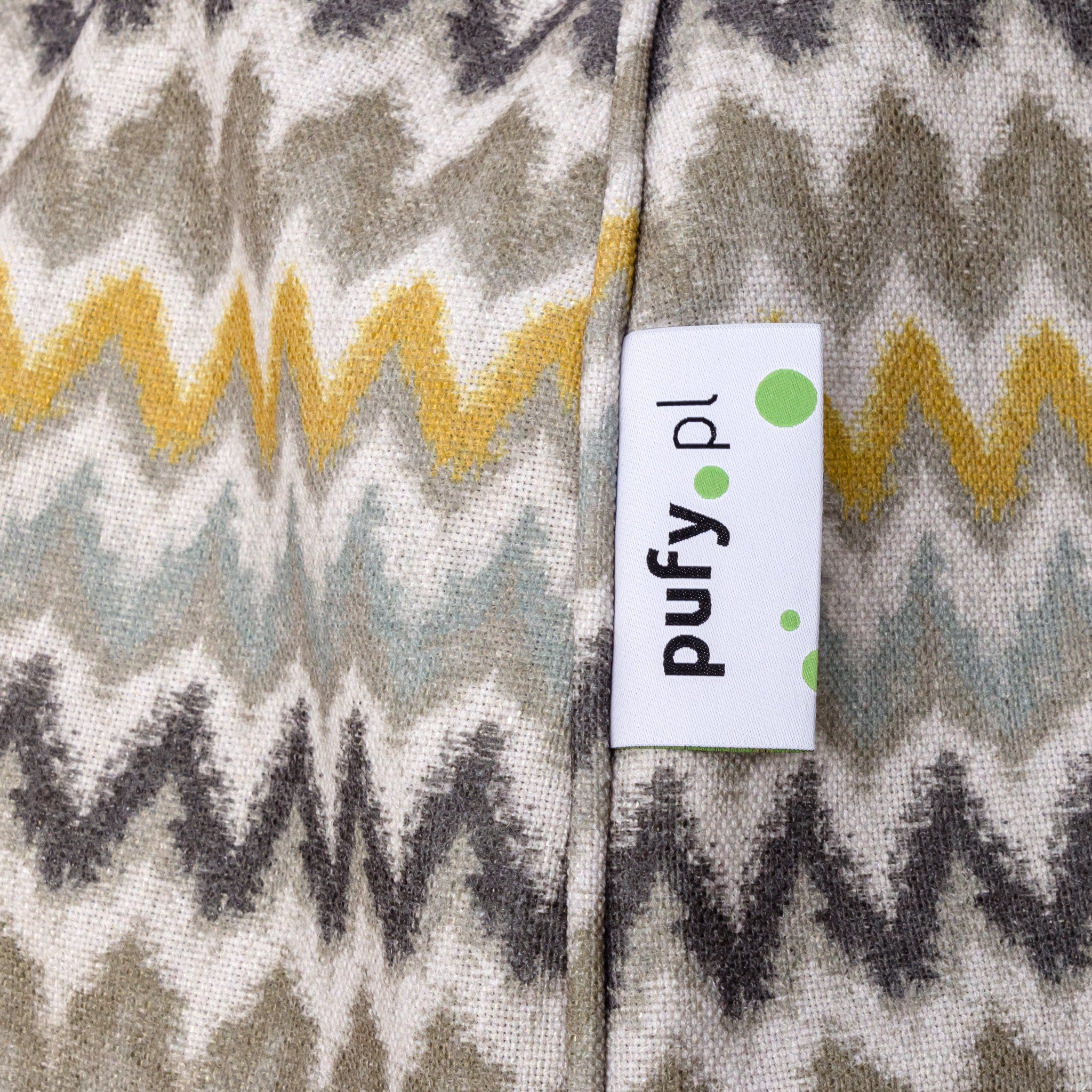 Pouf Sacco M Modern Lino Zigzag