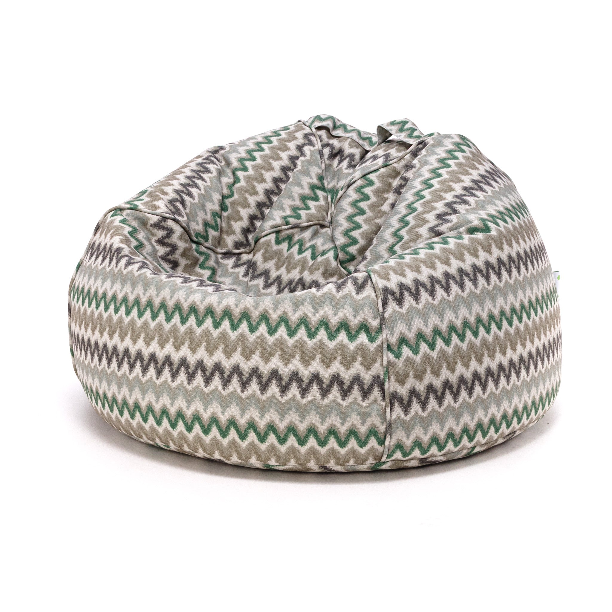 Pouf Sacco M Modern Lino Zigzag