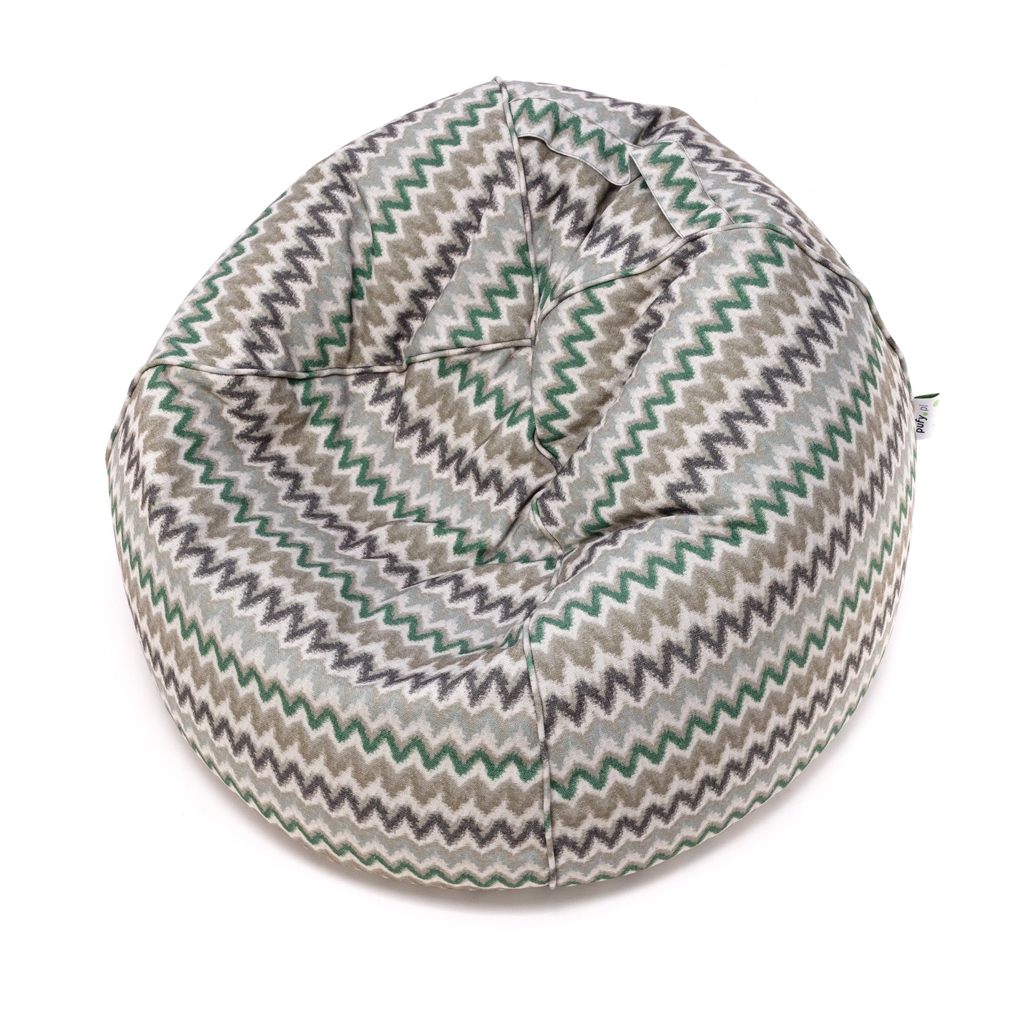 Pouf Sacco M Modern Lino Zigzag