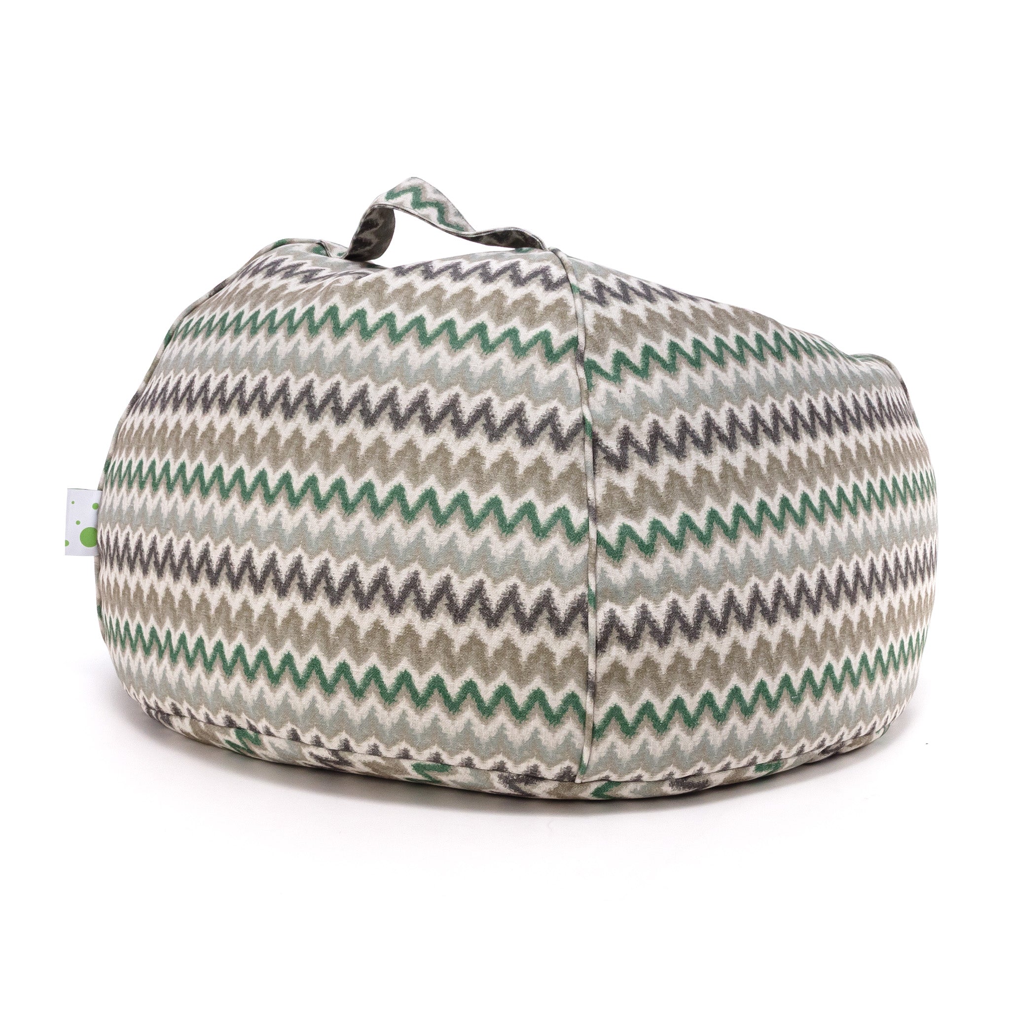 Pouf Sacco M Modern Lino Zigzag