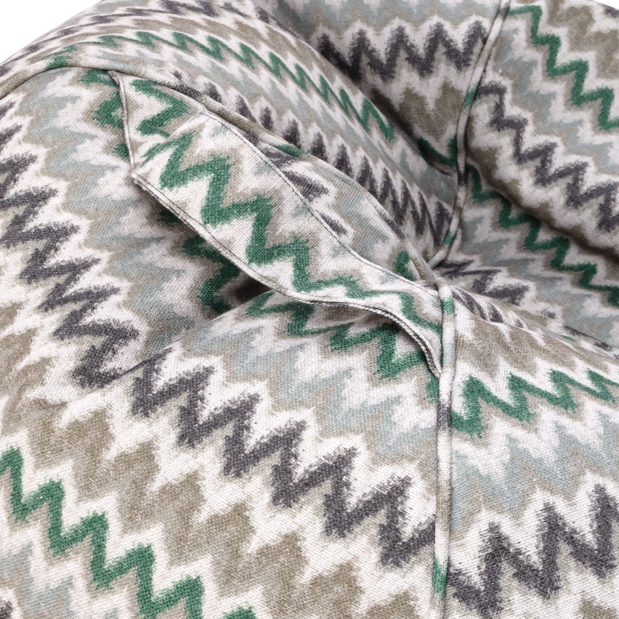 Pouf Sacco M Modern Lino Zigzag