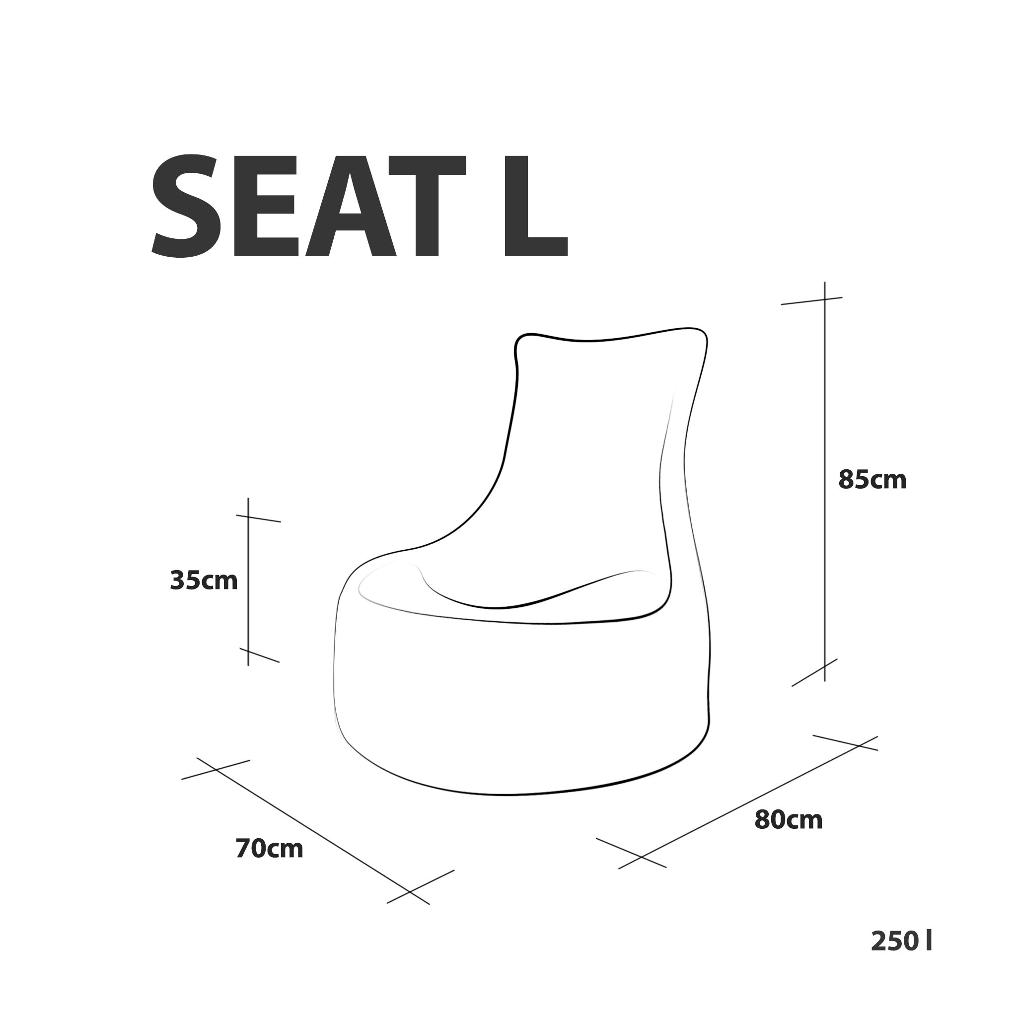 Poltrona Seat L in Poliestere