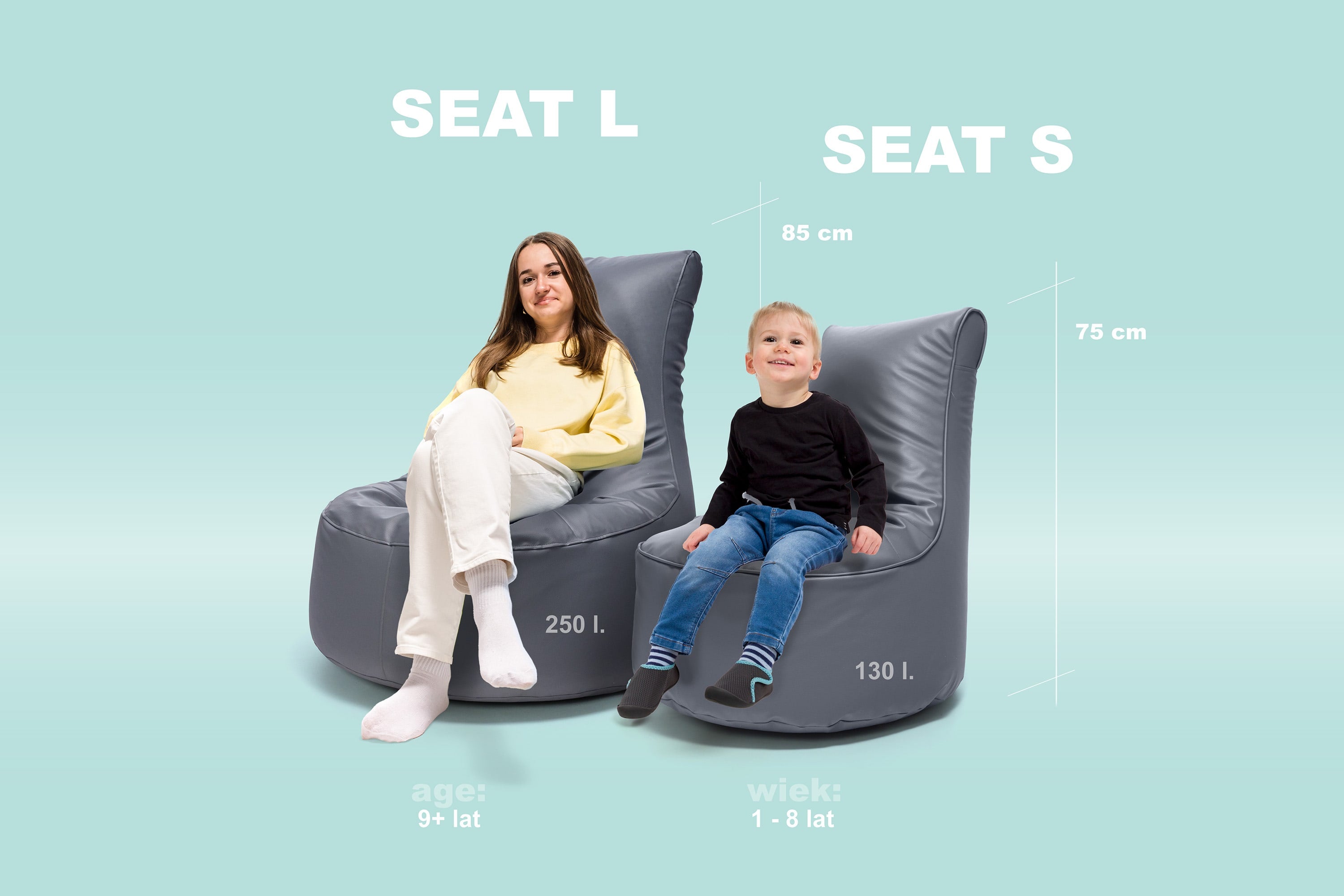 Poltrona Seat L in Ecopelle