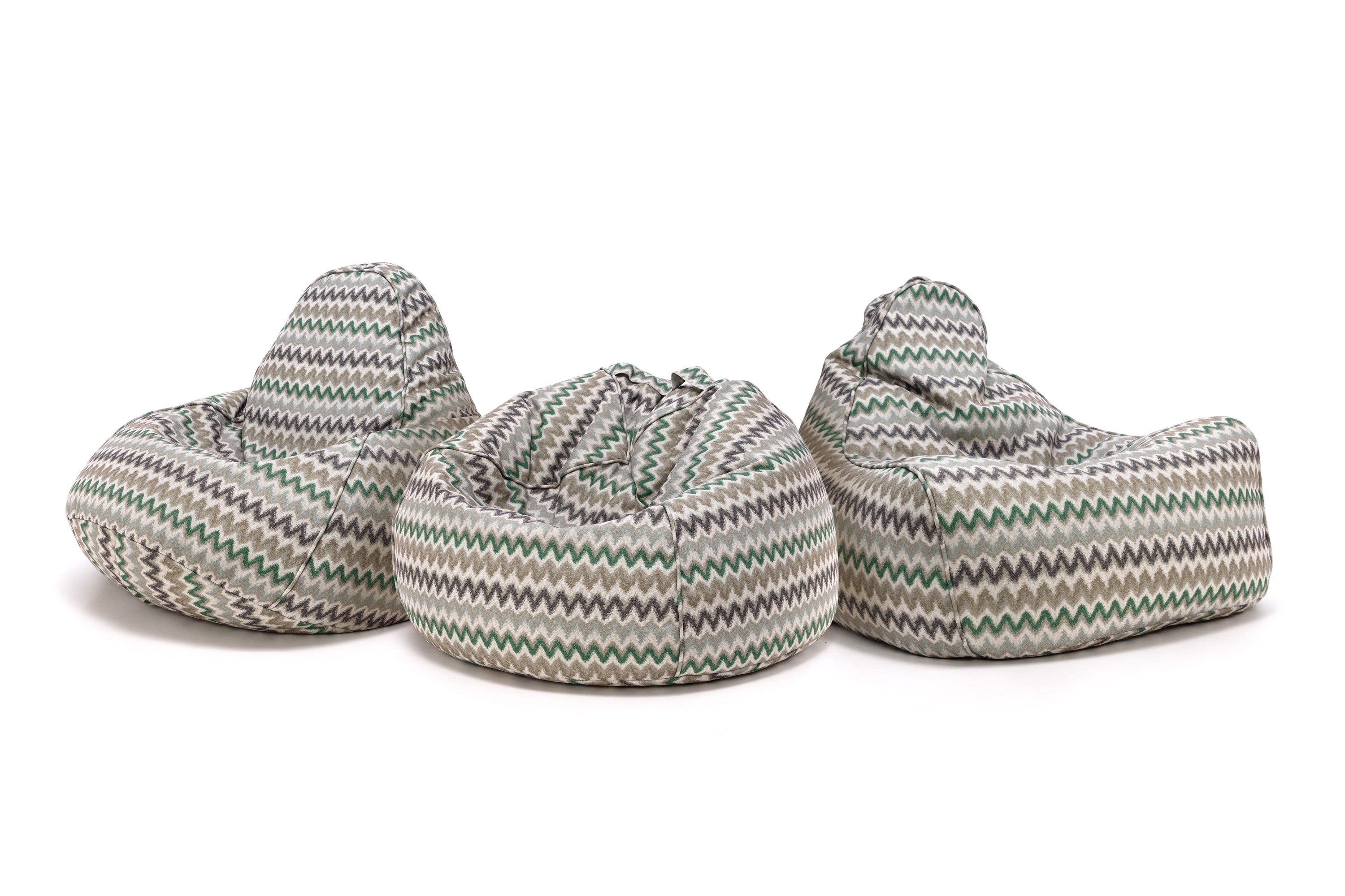 Poltrona Mini Keiko Modern Lino Zigzag