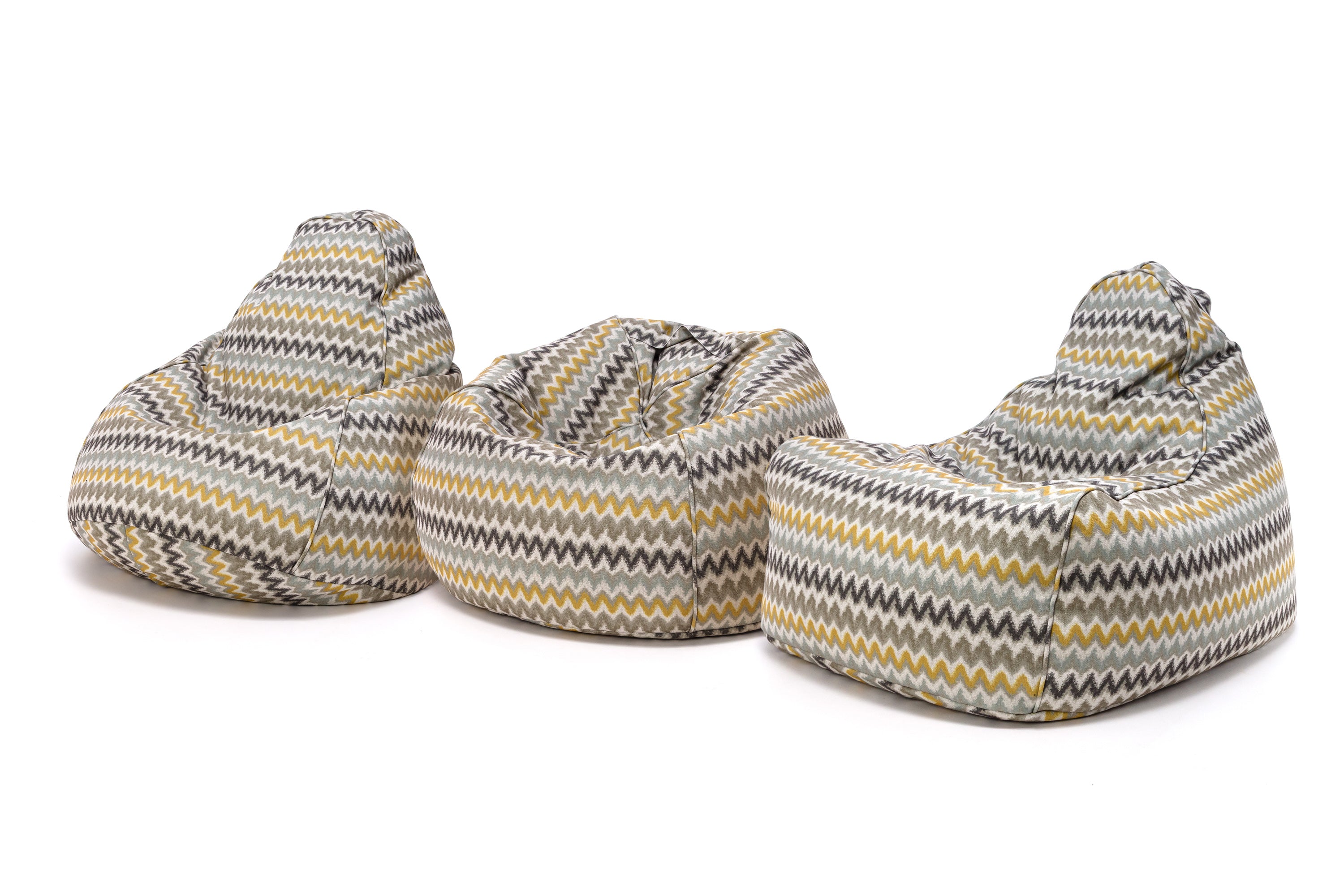 Poltrona Mini Keiko Modern Lino Zigzag