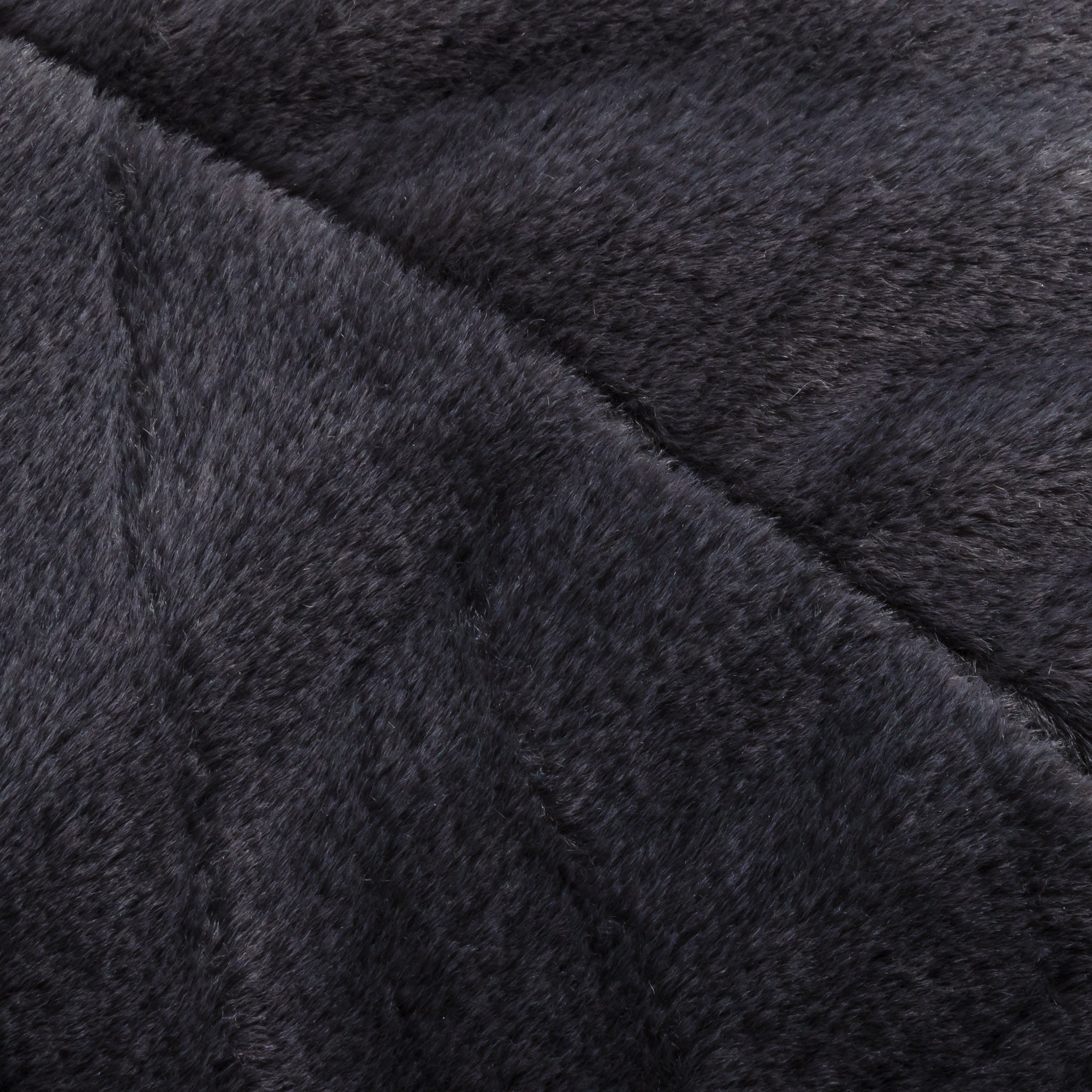 Pouf Yeti in Pelliccia Sintetica con Poggiapiedi