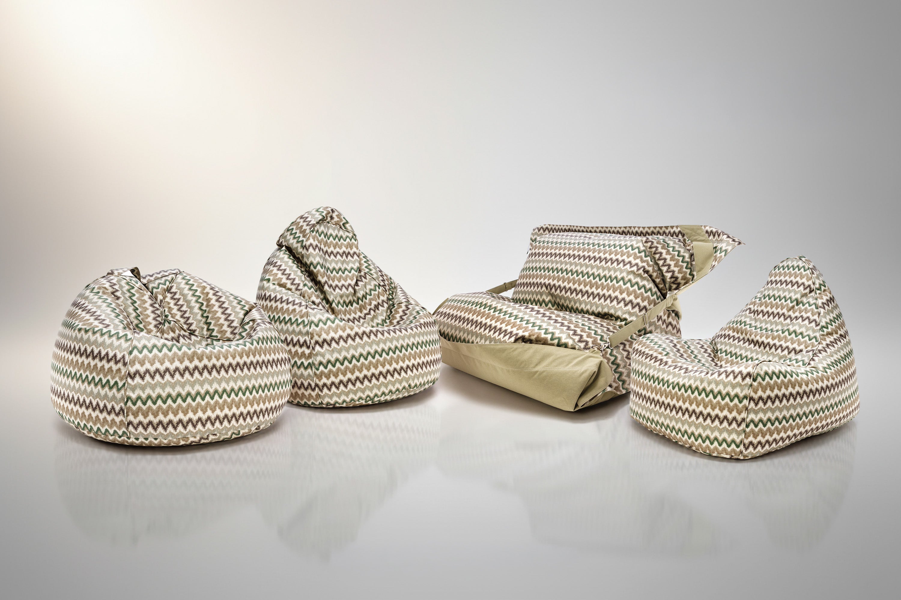 Pouf Cuscino Classic Outdoor Zigzag