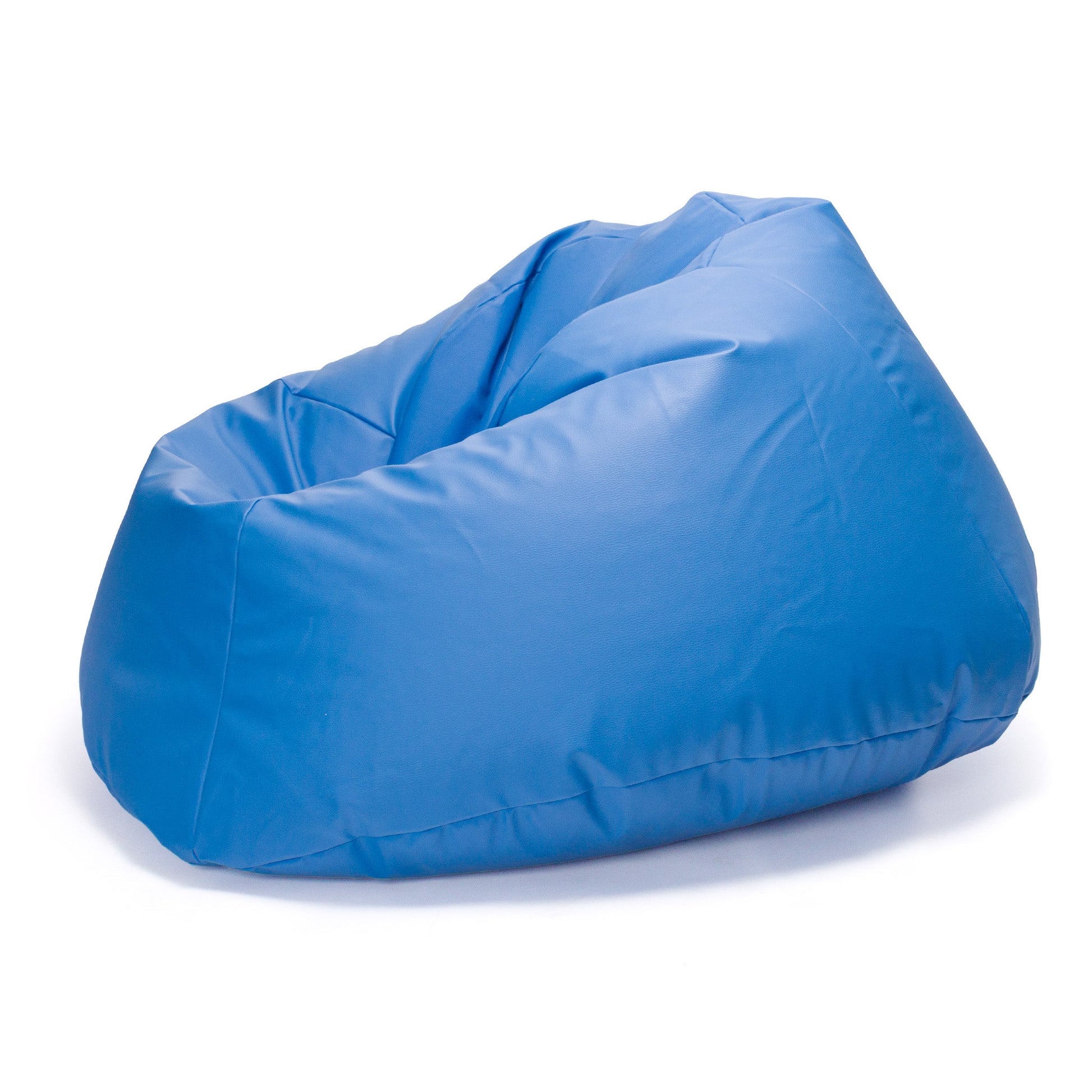 Cover Pouf Maxi in Ecopelle Blu E10