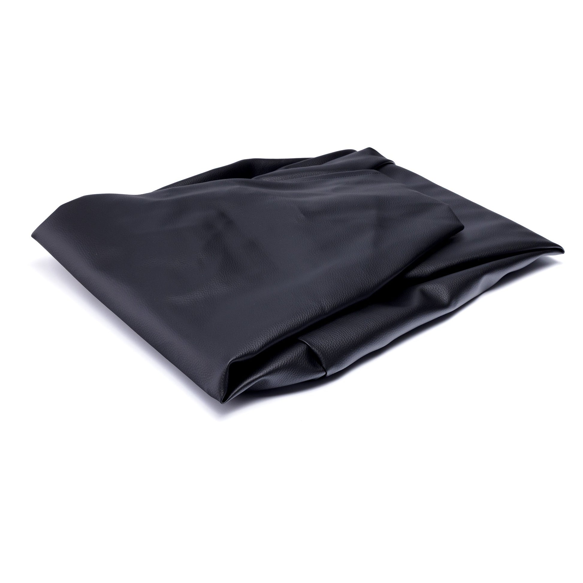 Cover Pouf Maxi in Ecopelle Nero E14