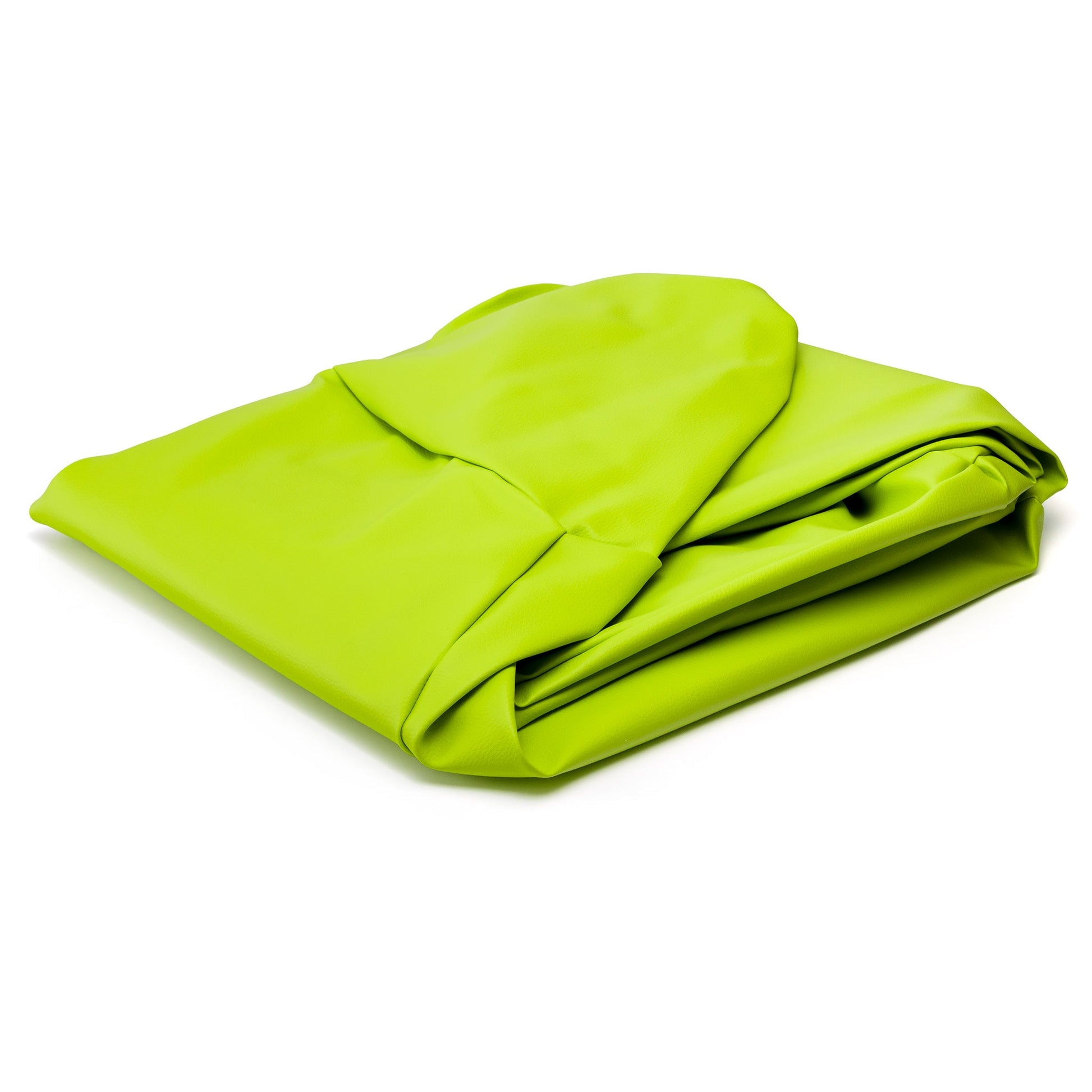 Cover Pouf Maxi in Ecopelle Verde Lime E16