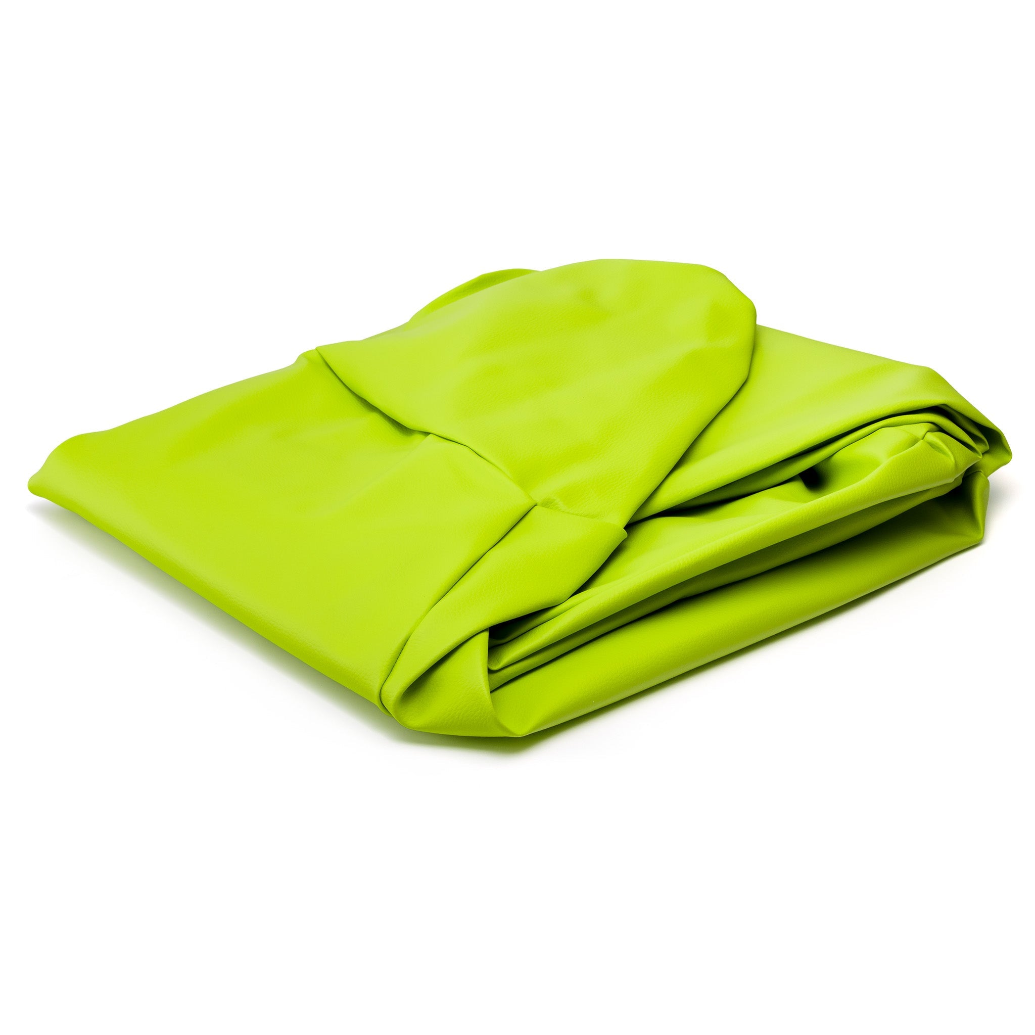 Cover Pouf Maxi in Ecopelle Verde Lime E16