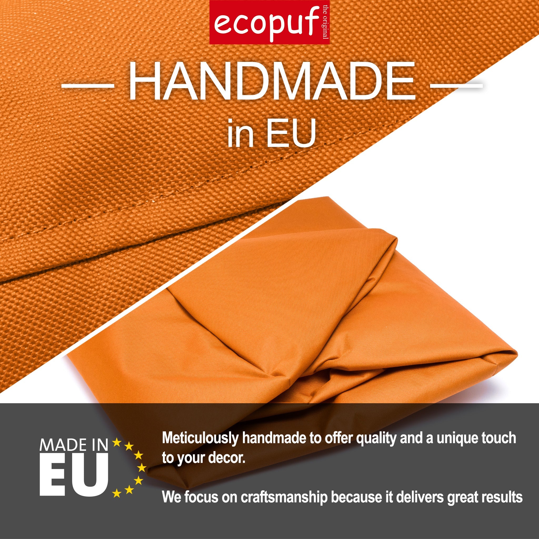 Cover Pouf Maxi in Poliestere - dettagli del materiale