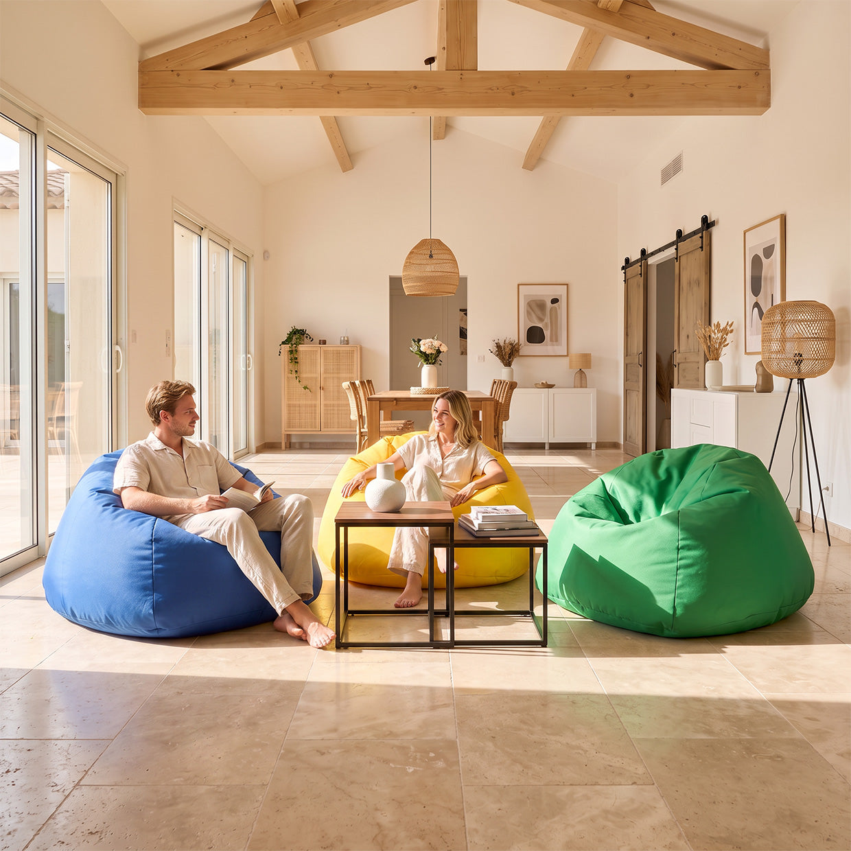 Cover Pouf Maxi in Poliestere - ambientazione