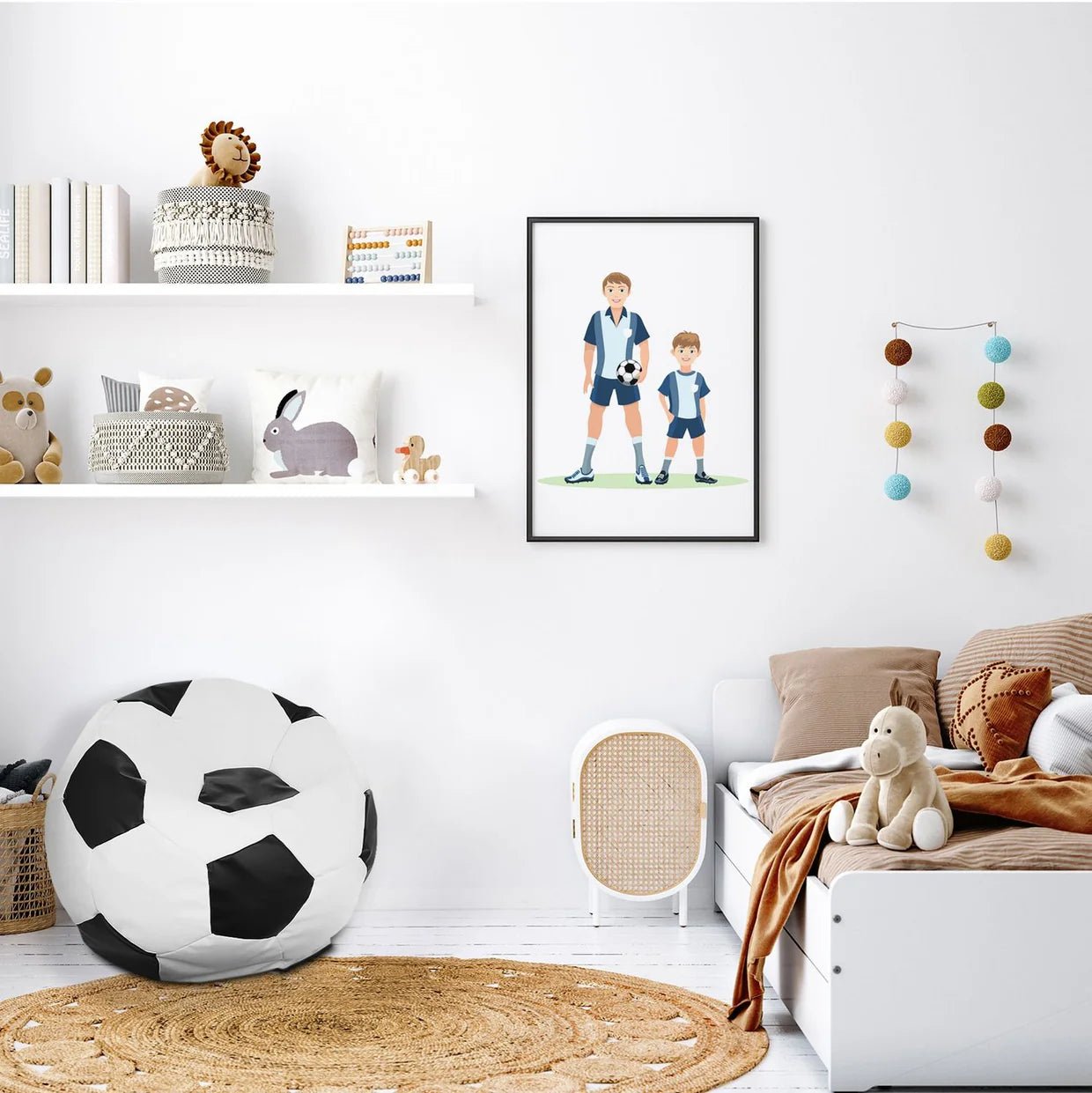 Palla da Calcio in Ecopelle Sport M