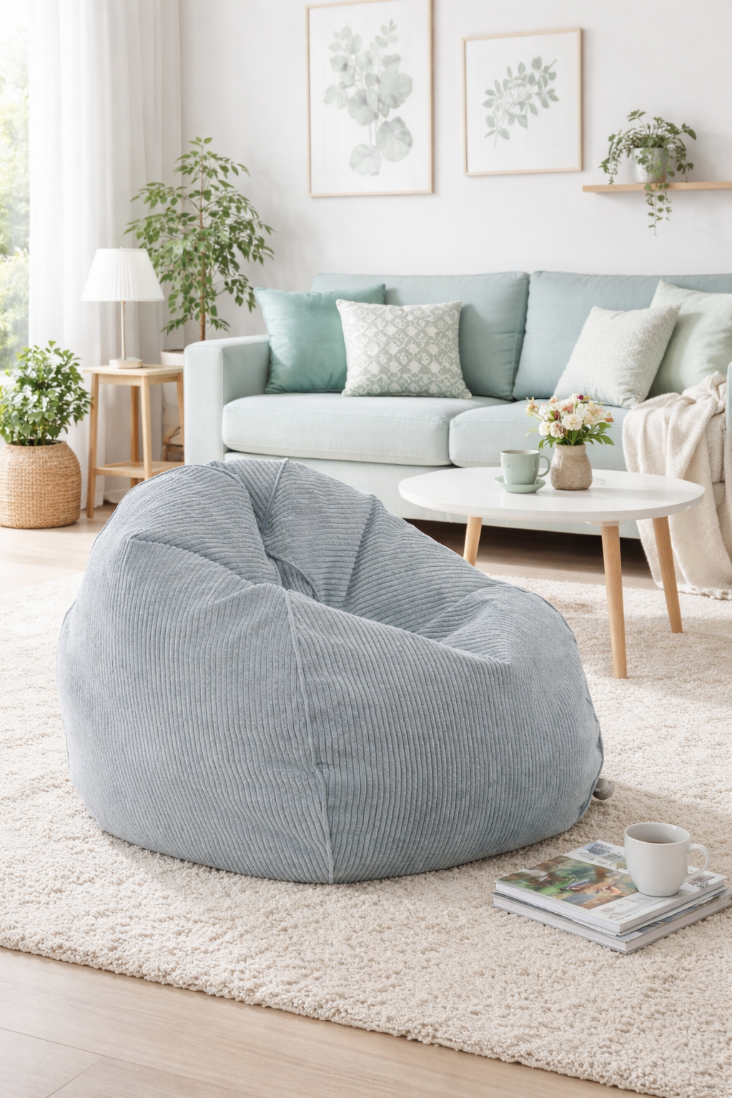 Pouf moderno per arredamento casa