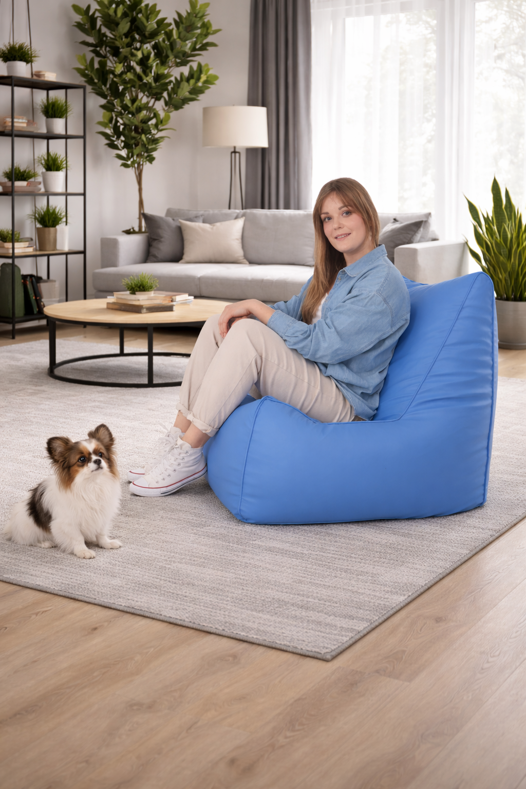 Pouf moderno per arredamento casa